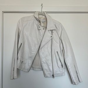 White Leather Jacket